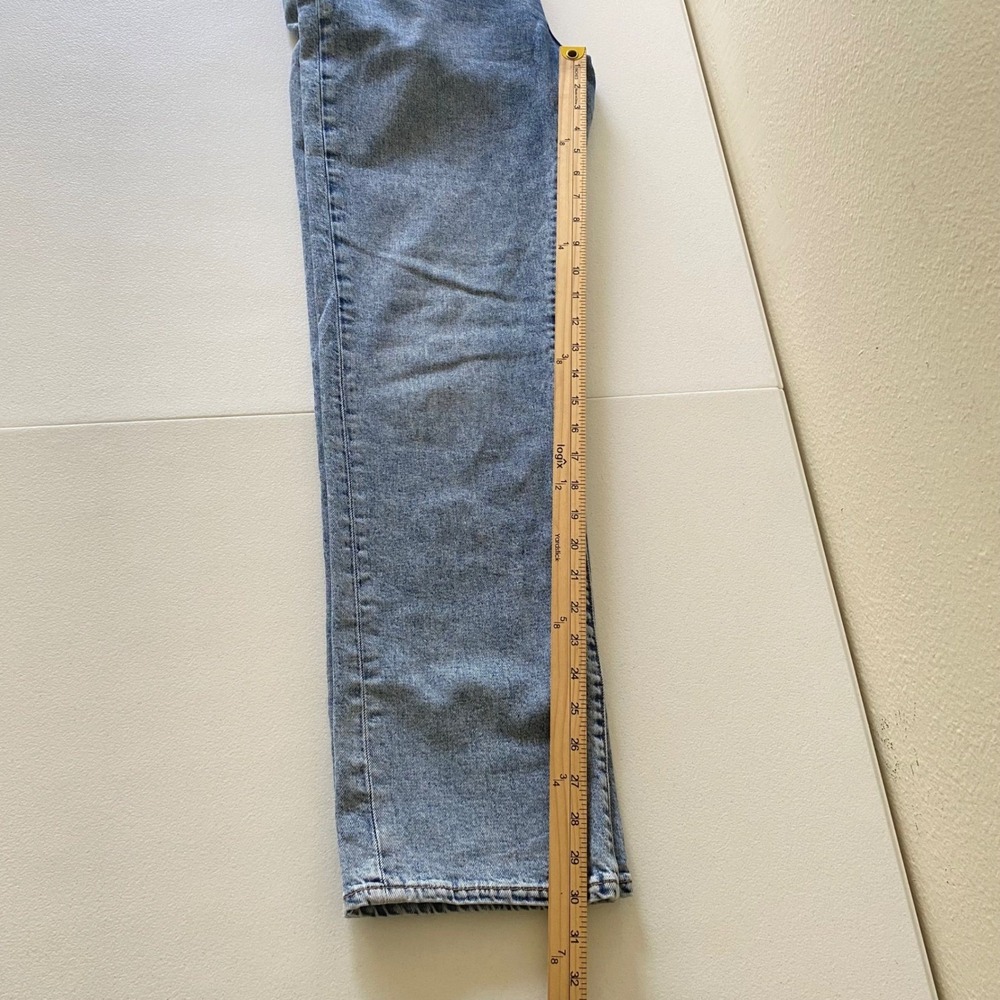 Levi's Premium 514 Straight Fit Men's Jeans 32 Light Wash Blue Denim Stretch - Picture 11 of 11